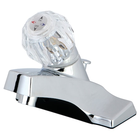 Americana FB0521 Single-Handle 4" Centerset Bathroom Faucet with Plastic Pop-Up FB0521